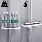 AquaStorage Shower Shelf Without Drilling in Stainless Steel