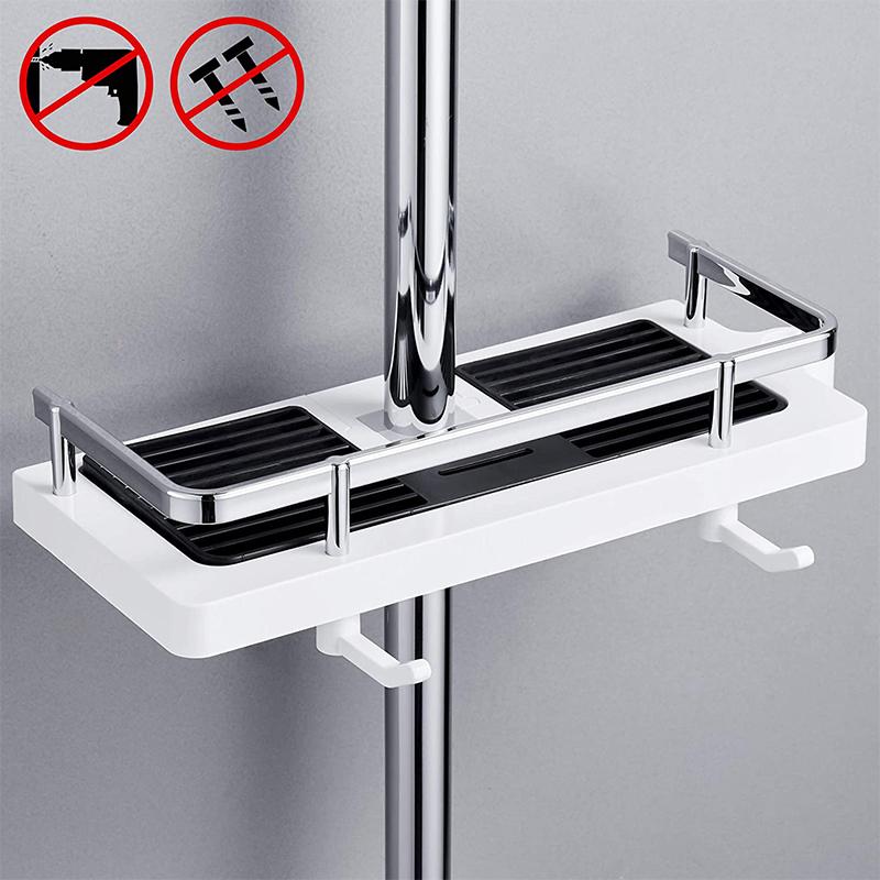 AquaStorage Shower Shelf Without Drilling in Stainless Steel