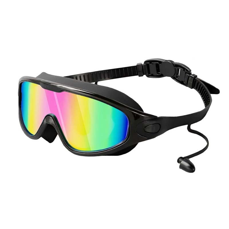 AquaVista Wide View Swim Goggles | Anti-Fog UV Protection Adult Goggles