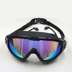 AquaVista Wide View Swim Goggles | Anti-Fog UV Protection Adult Goggles