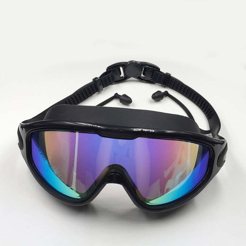 AquaVista Wide View Swim Goggles | Anti-Fog UV Protection Adult Goggles