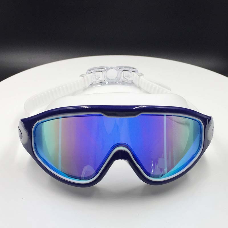 AquaVista Wide View Swim Goggles | Anti-Fog UV Protection Adult Goggles