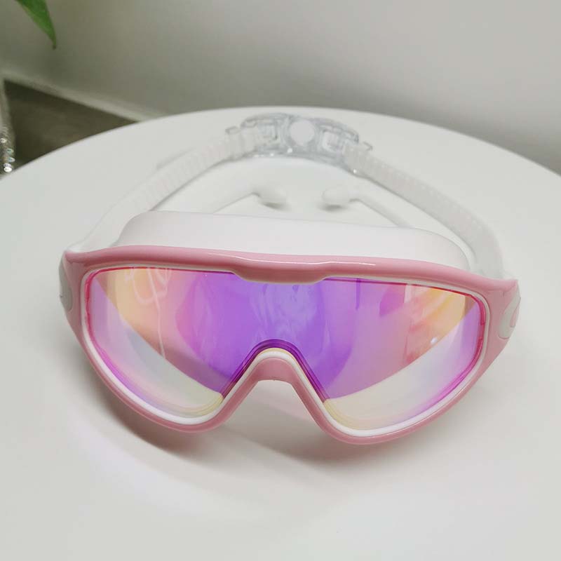 AquaVista Wide View Swim Goggles | Anti-Fog UV Protection Adult Goggles