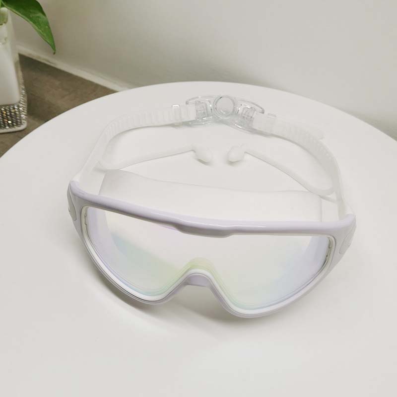AquaVista Wide View Swim Goggles | Anti-Fog UV Protection Adult Goggles