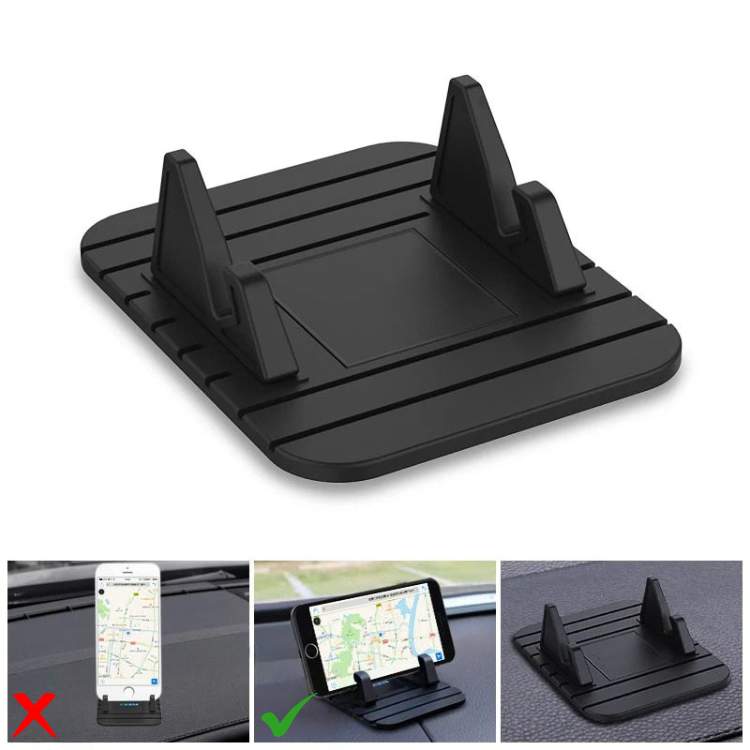 GripNest Anti-Slip Dashboard Phone Holder for Secure Car Mounting
