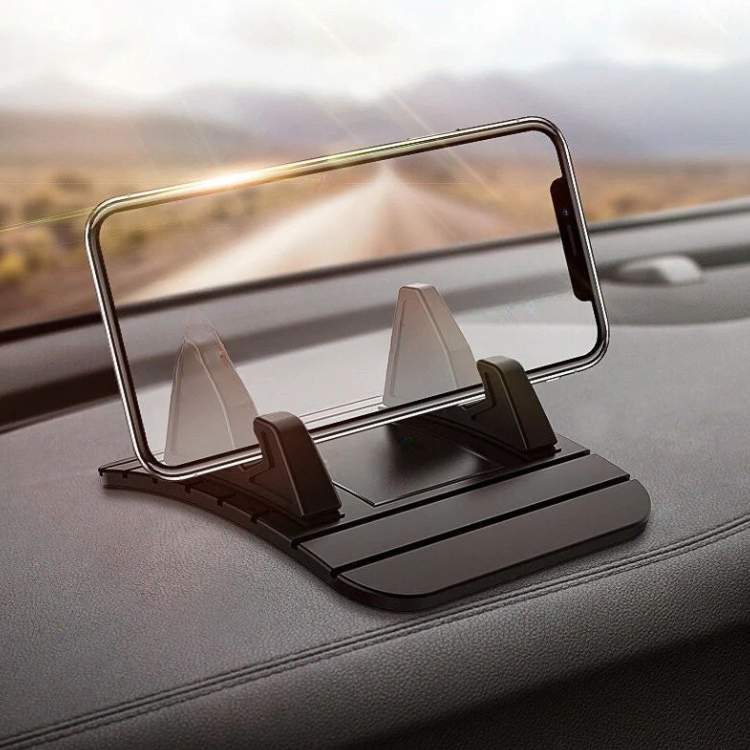 GripNest Anti-Slip Dashboard Phone Holder for Secure Car Mounting