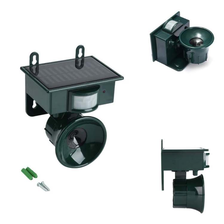 SolarGuard Motion Activated Solar Bird Deterrent for Outdoor Use