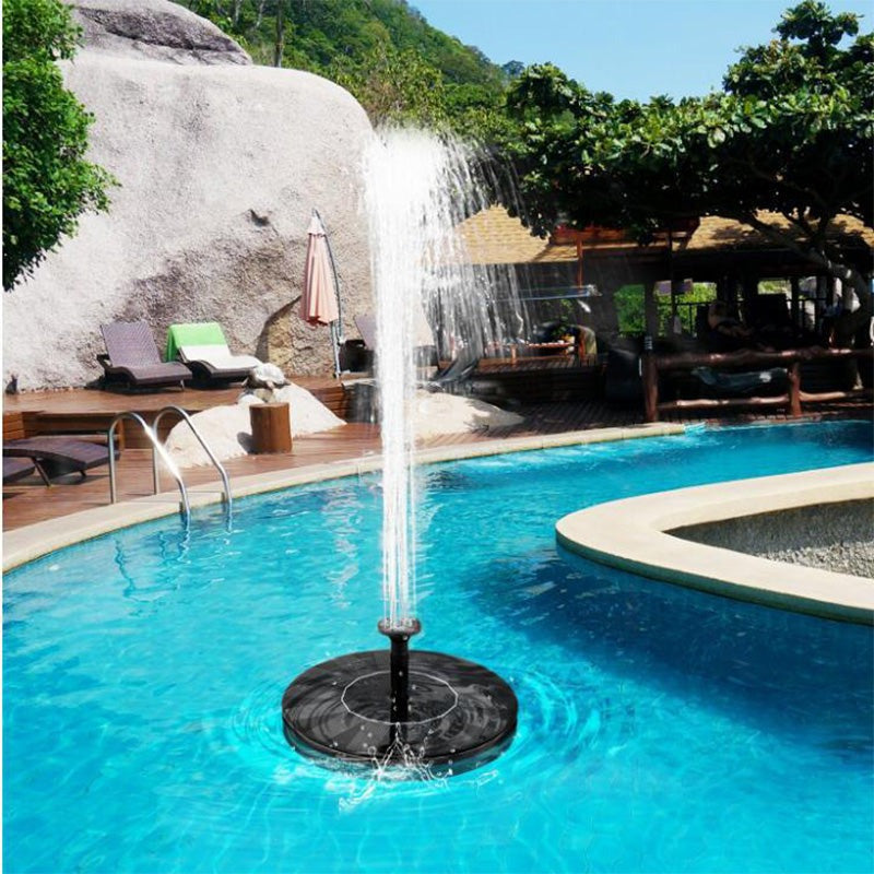 SolarRipple Floating Solar Fountain Pump with Multi Spray Nozzles