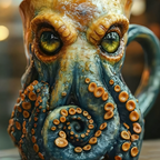 CraftRelief 3D Decorative Mug Stainless Steel Lined Novelty Cup