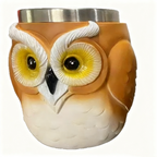 CraftRelief 3D Decorative Mug Stainless Steel Lined Novelty Cup