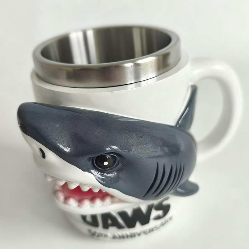 CraftRelief 3D Decorative Mug Stainless Steel Lined Novelty Cup