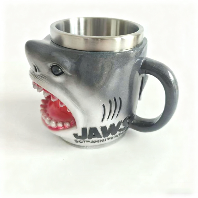 CraftRelief 3D Decorative Mug Stainless Steel Lined Novelty Cup