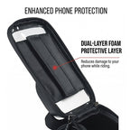 TrailVault Waterproof Bike Frame Bag with Touchscreen Phone Holder