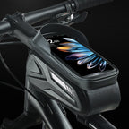TrailVault Waterproof Bike Frame Bag with Touchscreen Phone Holder