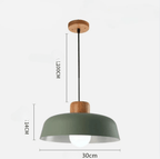 Skandelya Suspension Scandinave Bois et Métal Design Moderne