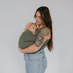 Hands-Free Baby Carrier Shirt with Built-in Pouch and Stretchy Cotton