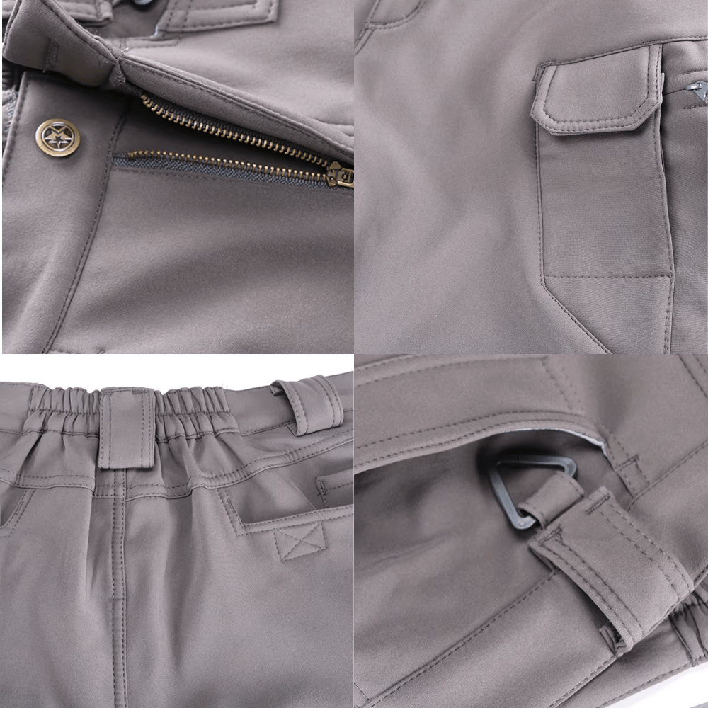 PeakForge Fleece-Lined Outdoor Trousers for Hiking and Work