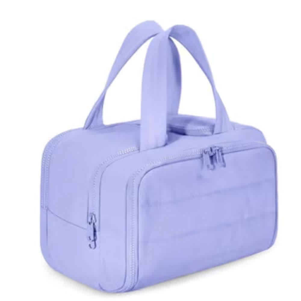 Travel Toiletry Hanging Organizer with Water-Resistant Fabric and Multiple Pockets