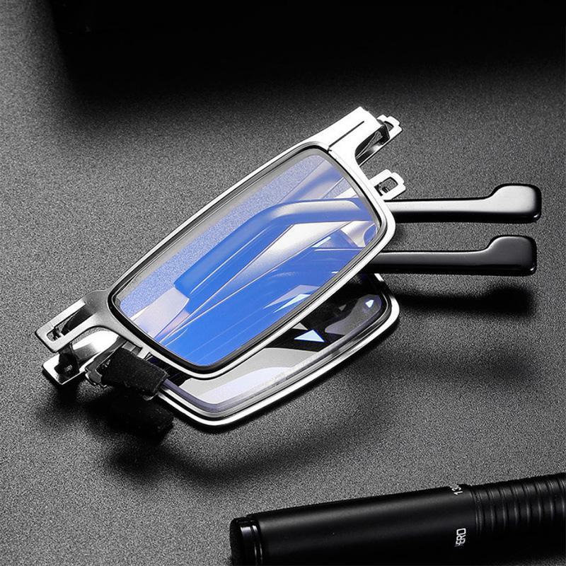 FlexiView Foldable Reading Glasses with Blue Light Filtering Lenses