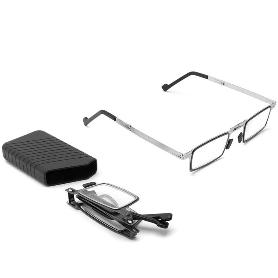 FlexiView Foldable Reading Glasses with Blue Light Filtering Lenses