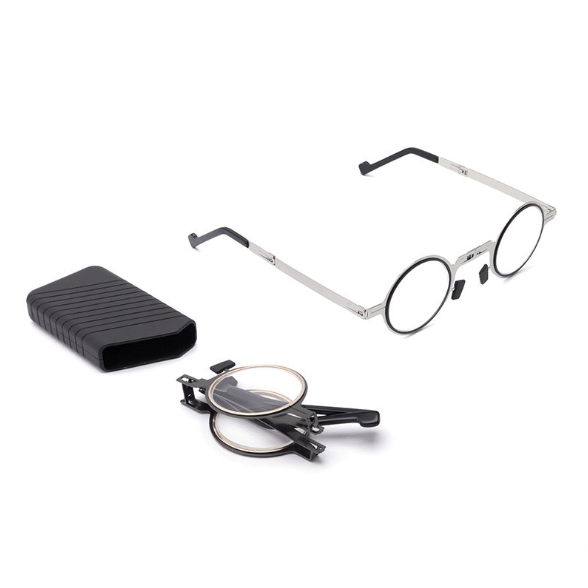 FlexiView Foldable Reading Glasses with Blue Light Filtering Lenses