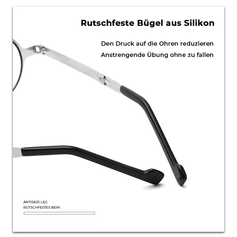 FlexiView Foldable Reading Glasses with Blue Light Filtering Lenses
