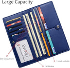 Slim RFID-Blocking Leather Bifold Card Wallet – Premium Protection & Style