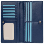 Slim RFID-Blocking Leather Bifold Card Wallet – Premium Protection & Style