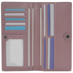 Slim RFID-Blocking Leather Bifold Card Wallet – Premium Protection & Style