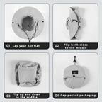 SunAura Women's Wide Brim Sun Hat with Breathable Travel Design