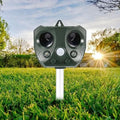 GardenGuard Solar Ultrasonic Pest Repeller with Motion Sensor