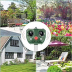 GardenGuard Solar Ultrasonic Pest Repeller with Motion Sensor