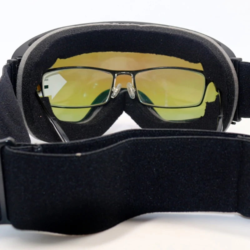 FrostPeak UV400 Anti-Fog Ski Goggles for Skiing and Snowboarding