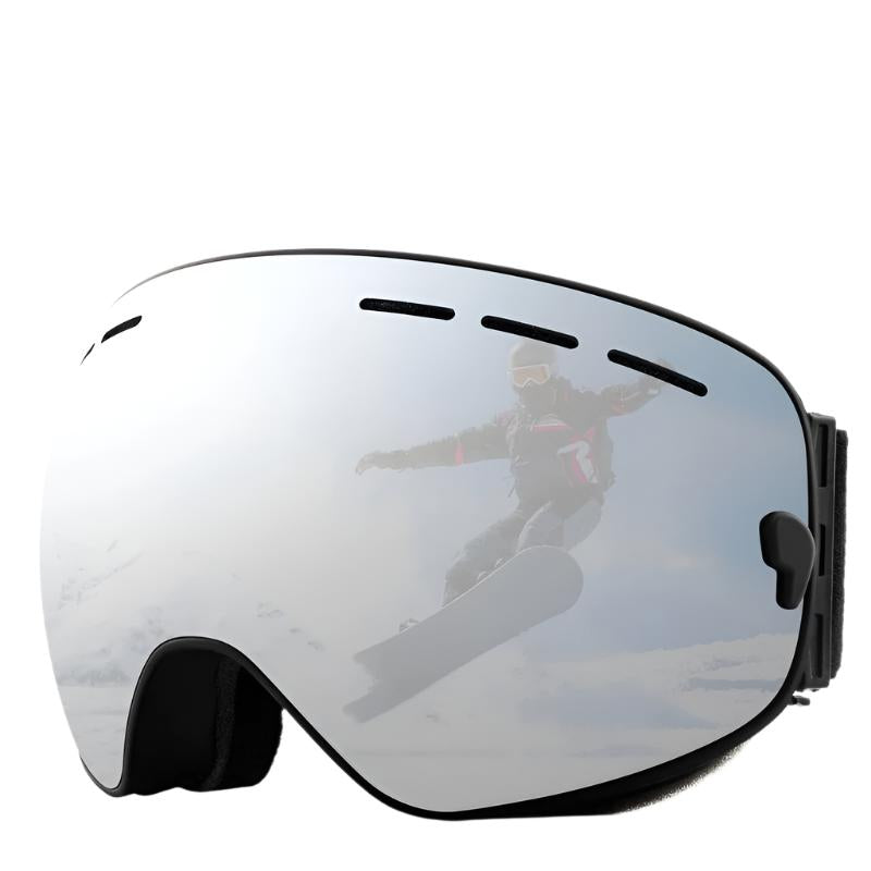 FrostPeak UV400 Anti-Fog Ski Goggles for Skiing and Snowboarding