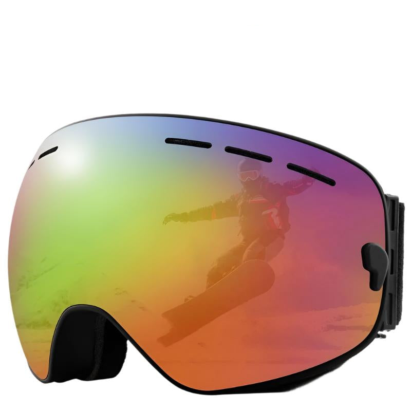FrostPeak UV400 Anti-Fog Ski Goggles for Skiing and Snowboarding