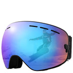 FrostPeak UV400 Anti-Fog Ski Goggles for Skiing and Snowboarding