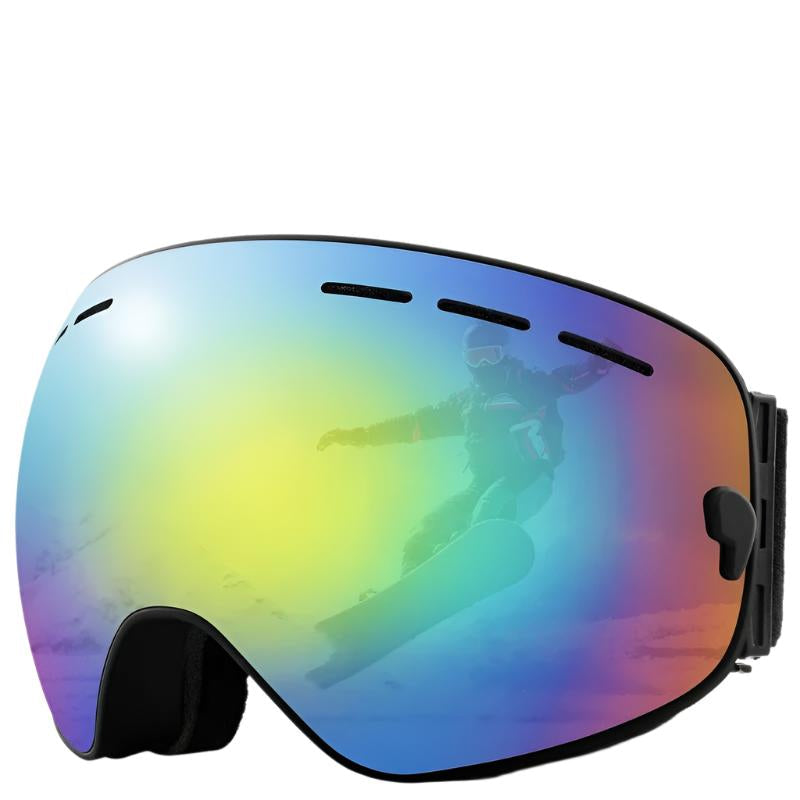 FrostPeak UV400 Anti-Fog Ski Goggles for Skiing and Snowboarding