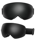 FrostPeak UV400 Anti-Fog Ski Goggles for Skiing and Snowboarding