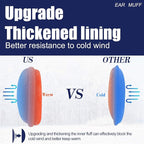 Polar Fleece Foldable Ear Warmers - Unisex Winter Ear Protection