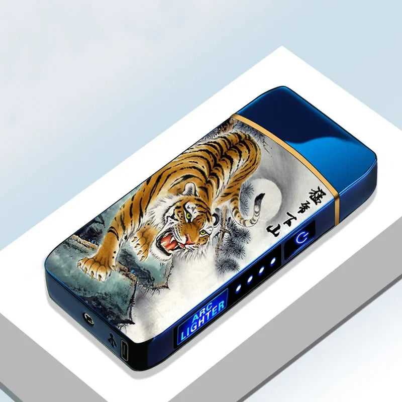 IgniSpark USB Rechargeable Plasma Arc Lighter with LED Display