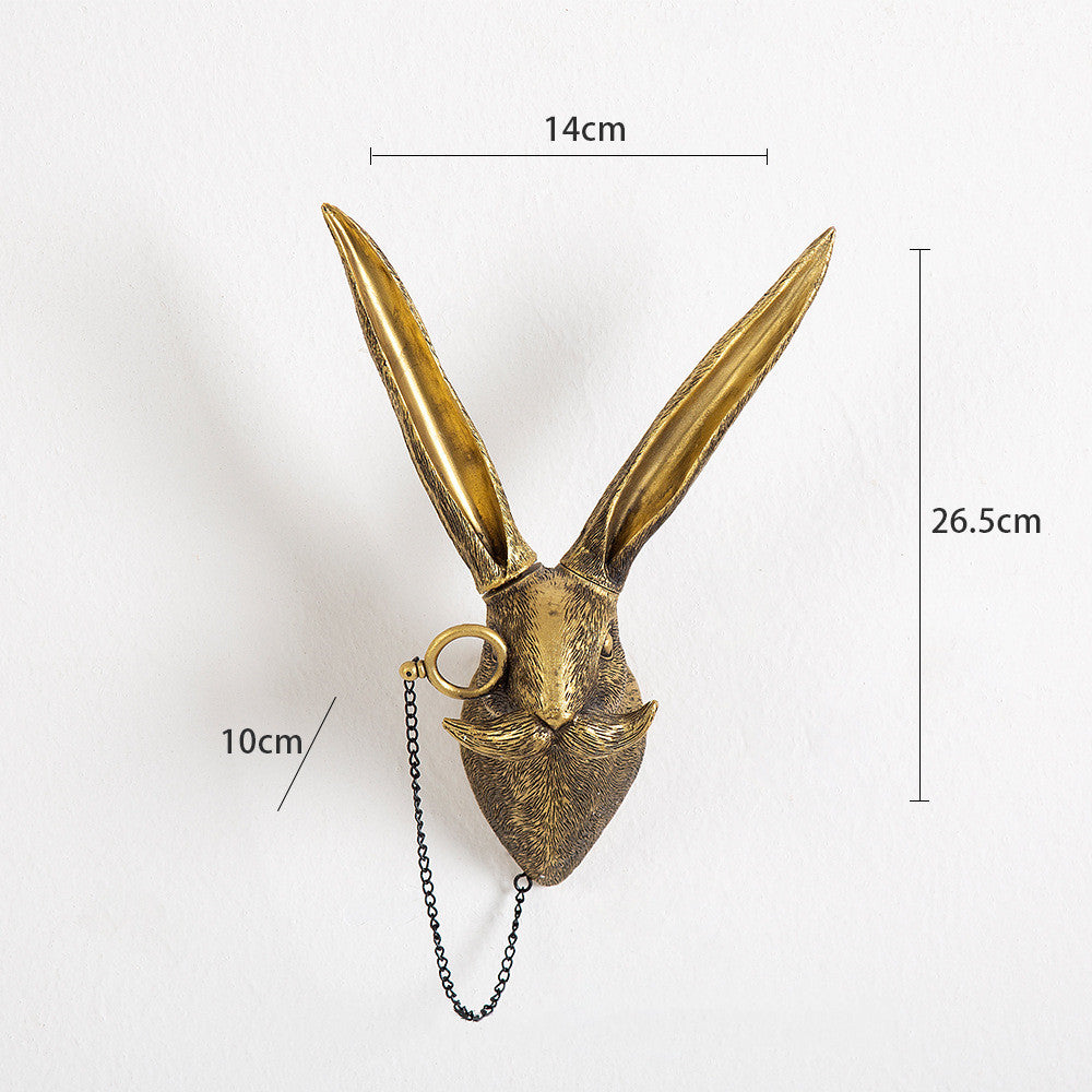 Orvani Animal Head Wall Decoration in Resin