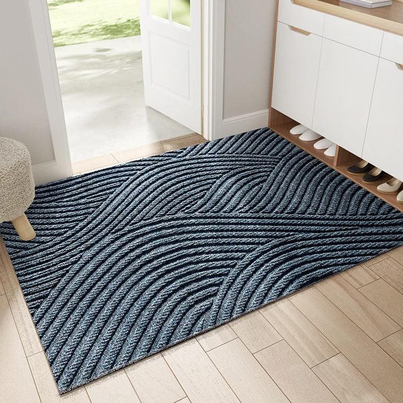 Silvéra Tapis de Porte Antidérapant Absorbant Moderne