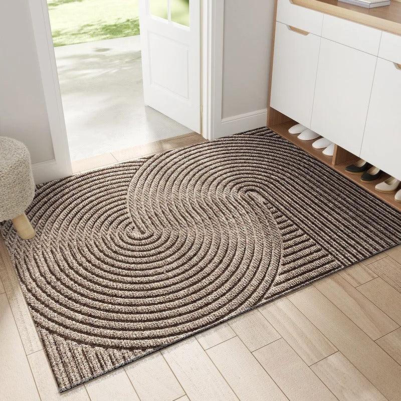 Silvéra Tapis de Porte Antidérapant Absorbant Moderne