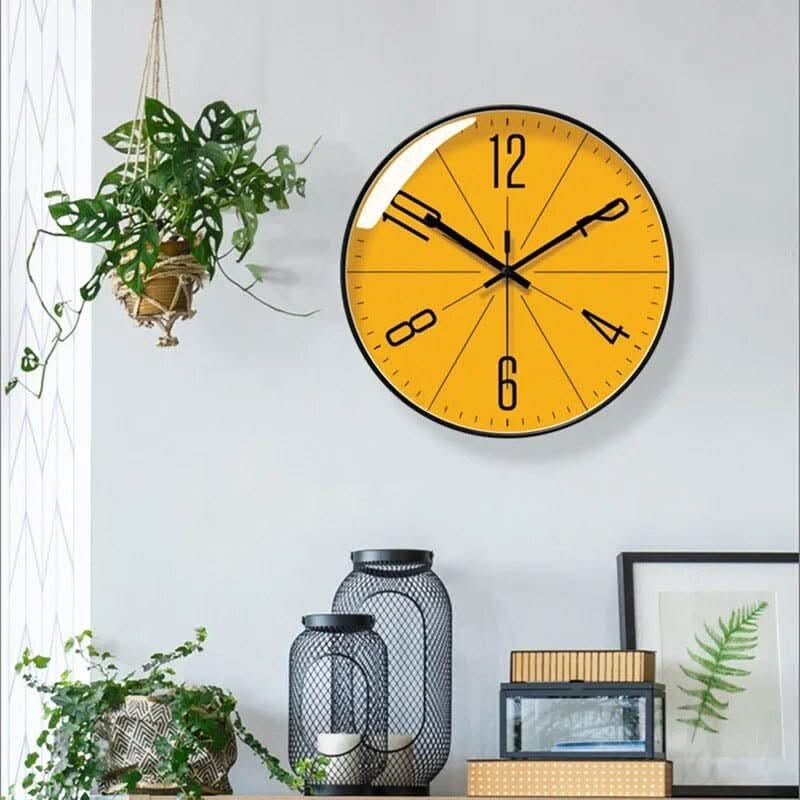 Black and White Wall Clock - Minimalist Elegance