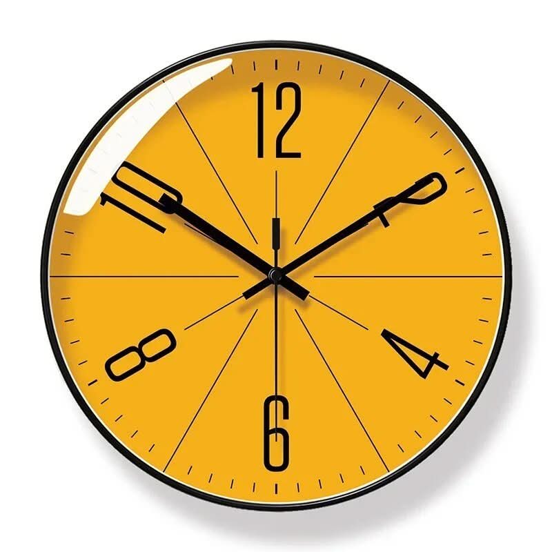 Black and White Wall Clock - Minimalist Elegance