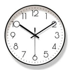 Black and White Wall Clock - Minimalist Elegance