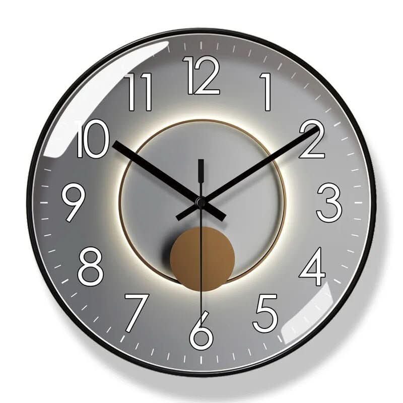 Black and White Wall Clock - Minimalist Elegance