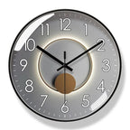 Black and White Wall Clock - Minimalist Elegance