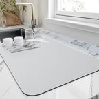 DryNest Water Absorbent Kitchen Drying Mat for Dishes and Glassware