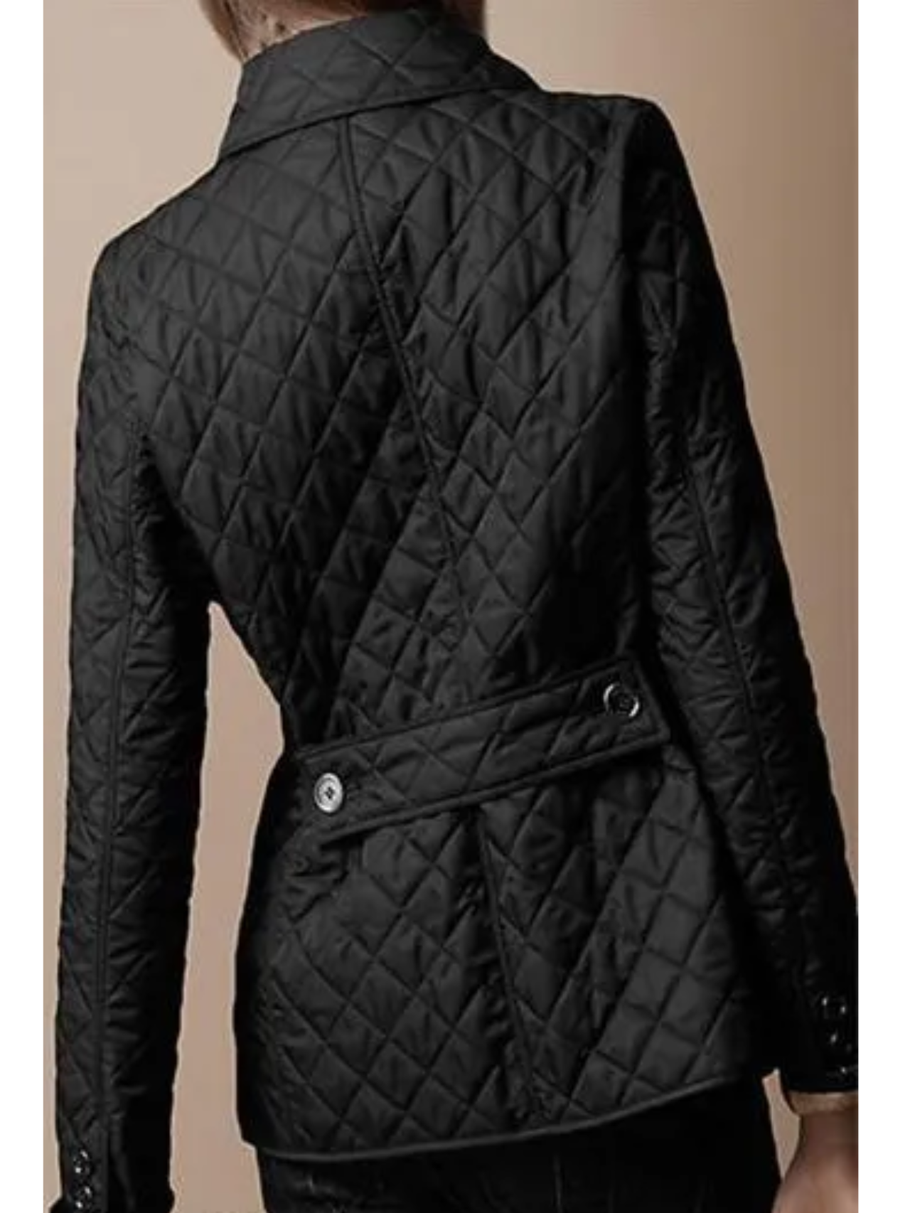Elaris Women's Quilted Jacket Turn Down Collar Lightweight Coat